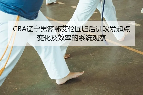 CBA辽宁男篮郭艾伦回归后进攻发起点变化及效率的系统观察
